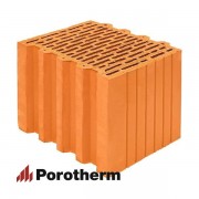 Керамический блок теплая керамика 30 красный рифленый рабочий размер 300мм 300*250*219мм М200кг/см2 щелевой Wienerberger (Porotherm)
