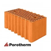 Керамический блок теплая керамика PTH51GL красный рифленый рабочий размер 510мм 510*250*219мм М100кг/см2 щелевой Wienerberger (Porotherm)
