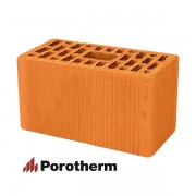 Кирпич теплая керамика 2,1 NF красный рифленый 250*120*140мм М150кг/см2 щелевой Wienerberger (Porotherm)