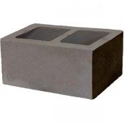 Блок КСР-ПР-ПС-39-100-F75-1200 серый бетонный стеновой 2-пустотный 390*160*188мм М100кг/см2 D1200кг/м3 Honik
